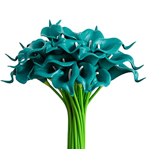 DuHouse Künstliche Calla-Lilien, fühlen sich echt an Cover