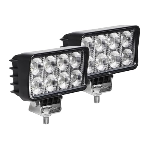 Exzeit 64W Led Tractor Work Lights, 5600Lms Led Truck Work Lights Flood Light fits Farm Tractor Engineer Truck ATV, 12/24V