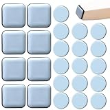 24 Stück Möbelgleiter, PTFE Teflon, selbstklebend, für Stuhl, Sofa, Büro, Tisch...