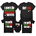 Family Christmas Shirts - I Don't Do Matching Christmas Outfits - But I Do Shirts, Matching Christmas Pajamas for Family 2025 Multicolor