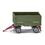 siku 1077, Zwei-Achs-Anhänger, Metall/Kunststoff, Grün, Seitlich kippbare Mulde