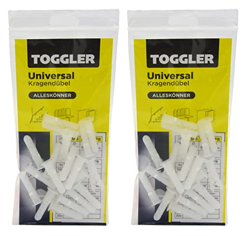 Preisvergleich Produktbild 40 TOGGLER Alligator Kragendübel AF8 für massive Wände