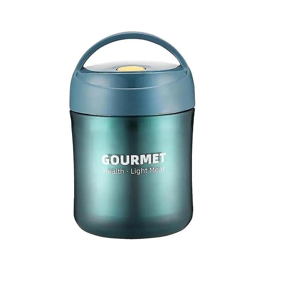 JOYHAPPST 500Ml Insulated Food Jar With Handle Lid Stainless Steel Leakproof Vacuum Insulated Food Jar Kids Lunch Box