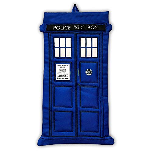 Image of Kurt S. Adler Doctor Who TV Series Blue Tardis Christmas Stocking Decoration - 18 Inches