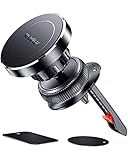 Magnetic Car Phone Mount RAXFLY 8 N52 Dashboard Windshield Magnet Car Holder 3 Metal Plate Magnetic Phone Car Mount Holder Compatible with Samsung Galaxy S20 Plus Ultra iPhone 11 XR Pro Max Smartphone