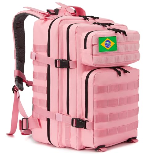 QT&QY Mochila tática militar de 45L para mulheres GYM Fitness Molle Pack de Assalto de 3 dias Mochila de Emergência Mochila para caminhadas e trekking