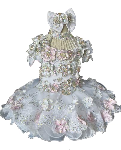 Jenniferwu Pageant Dress Handmade Beaded Dresses Toddler Pageant Princess Dress