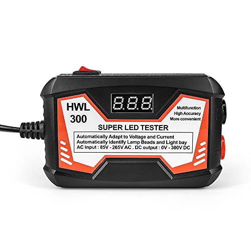 Super LED Tester 18W 0-300V Output Adaptive Voltage Bead Strip TV Backlight Repair Inspection Testing LED Light Tester LED Backlight Tester Gray AC85V-265V for Detecting (3)