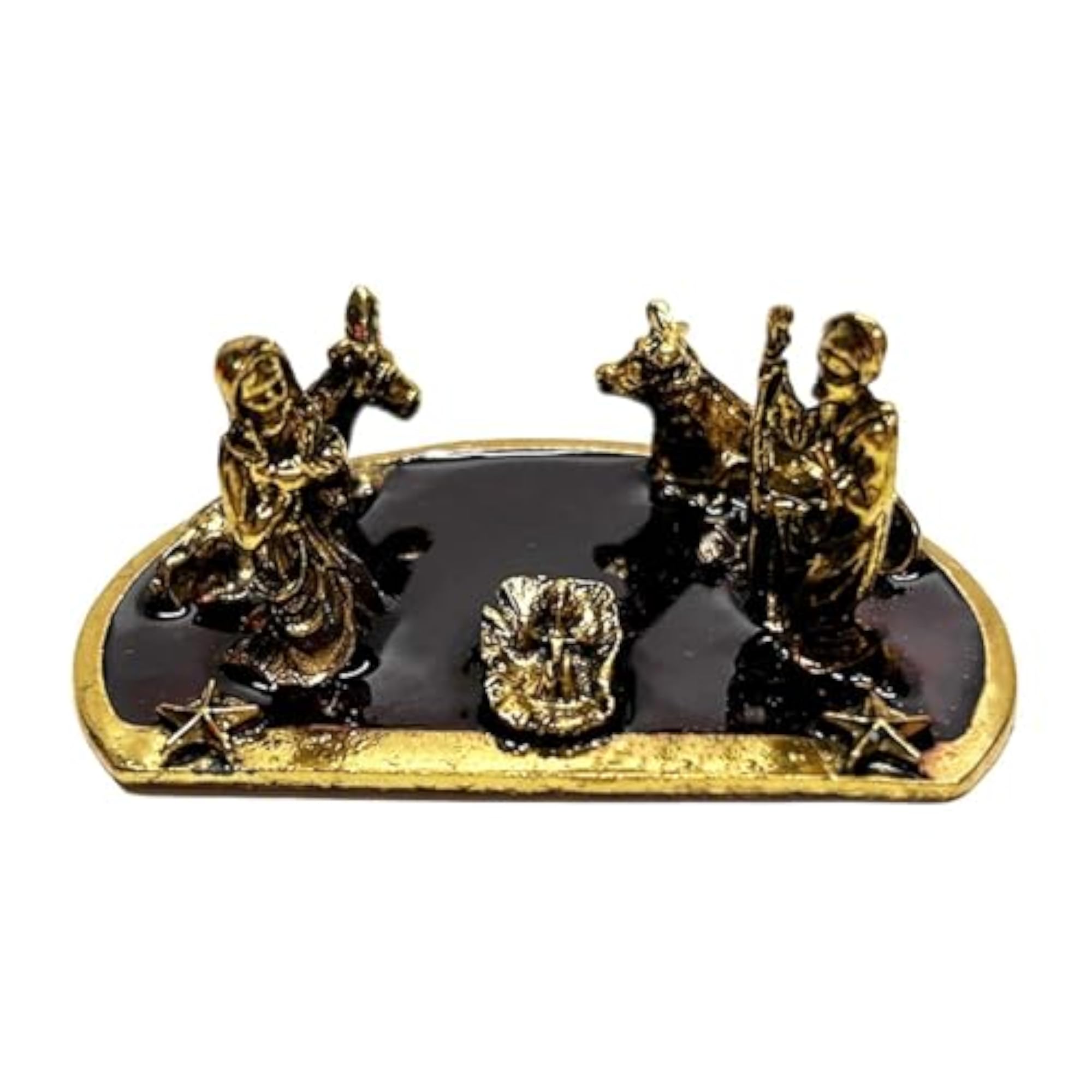 Nativity Scene Statue for Desk Ornament and Collectibles