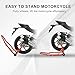 Big RED Motorcycle Stand Rear Combo Wheel Lift Stands, 850LBS Capacity, Adjustable Swingarm Spool with U+L, Fit for Yamaha, Kawasaki, Honda, Suzuki, Red