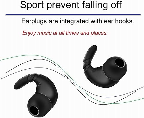 A-Pcas スポーツ用イヤーピース 落下防止イヤーピース カナル型イヤホン用 イヤーフック付きイヤーピース 内径ダイヤ3.5-5mm円形カナル型イヤホン対応 ソニーカナル型イヤホン用 BeatsFlex用 落ち防止 落下防止 安定感 フィット感向上 シリコン製 Mサイズ4ペアセット ブラックとホワイト （HT4PBW）