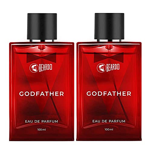 Beardo Godfather Eau De Parfum | Aromatic, Spicy Perfume For Men Long Lasting | Date Night Fragrance, Body Spray For Men, Ideal Gift For Men 100Mlx2 | Gift for men | Gift For Friends