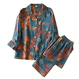 Ideale per la Rilassatezza: Il pigiama donna lungo è progettato per migliorare la tua esperienza di relax. Ideale per notti accoglienti o pigre mattine del fine settimana, questi pantaloni pigiama donna offrono il massimo comfort, permettendoti di rilassarti dopo una lunga giornata