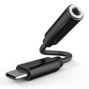 EasyULT USB C naar 3,5 mm Jack Adapter, Typc C naar 3,5 mm Aux Hoofdtelefoon Audio Jack Adapter, Compatibel met Huawei…