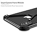 OATSBASF Bumper Case for iPhone Xs Max, X-Frame Slim Metal Bumpers, Shock Absorption Edge Case Support Wireless Charging with Screen Protector