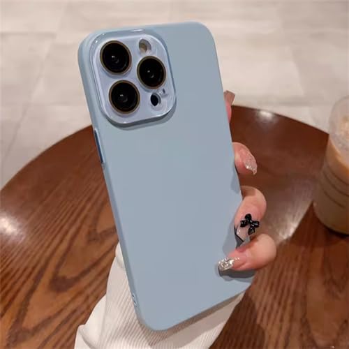 Coque iPhone 11 Pro Max bleu clair rigide pour un usage quotidien