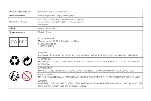 kowaku Ferramenta de vinco de couro Ferramenta de vinco Ranhura rasa Dispositivo de afiação Ferramen