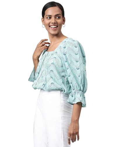 Image of Fabindia Women Tie Up Top Cotton