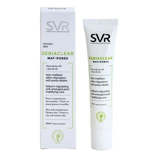 SVR LABORATOIRES SEBIACLEAR MATT+CREMA PORES 40ML. Cuidado Correctivo Anti-Brillo Cuidado de la Piel