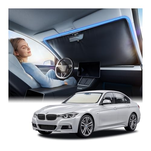 Nmoiss Ice Silk Air Cooled Car Windshield Sun Shade Superior Coolness M - image 1