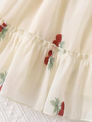 Image of TAGAS Floral Print Mesh Insert Ruffle Trim Belted Dress||Frock for Girls||Sleeve Less Dress for ||Fency Dress||(KD-144)