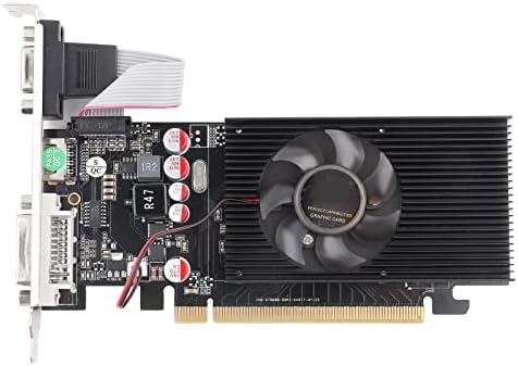 Efficient GT210 1G 64bit Desktop Graphics Card for Computer Gaming and Multimedia, Low Noise, Low Temperature, High Efficiency