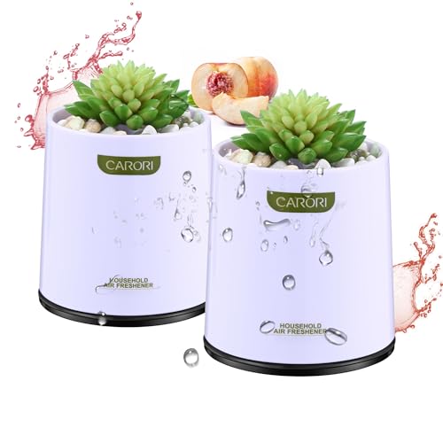 Aroma Gel Air Freshener, Peach-Scented, Bathroom Air Freshener, Nightstand, Office, Closet Air Fresheners for Small Spaces, Made with Essential Oils for Home Decoration 2pcs