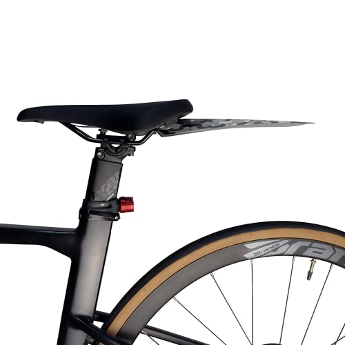 Image of Bike Fender, Tool-Free Rear Fender for Road & Mountain Bikes, Flexible Mud Guard for Back Seat, Stylish Splash Guard for Cycling Enthusiasts (Color 5)