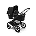 Bugaboo Fox Complete Full-Size Stroller, Black - Fully-Loaded Foldable Stroller with Advanced Suspension and All-Terrain Wheels
