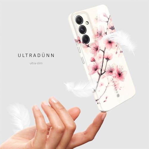 Coque Samsung A54 5G rigide et fine ONEFLOW à motif floral rose