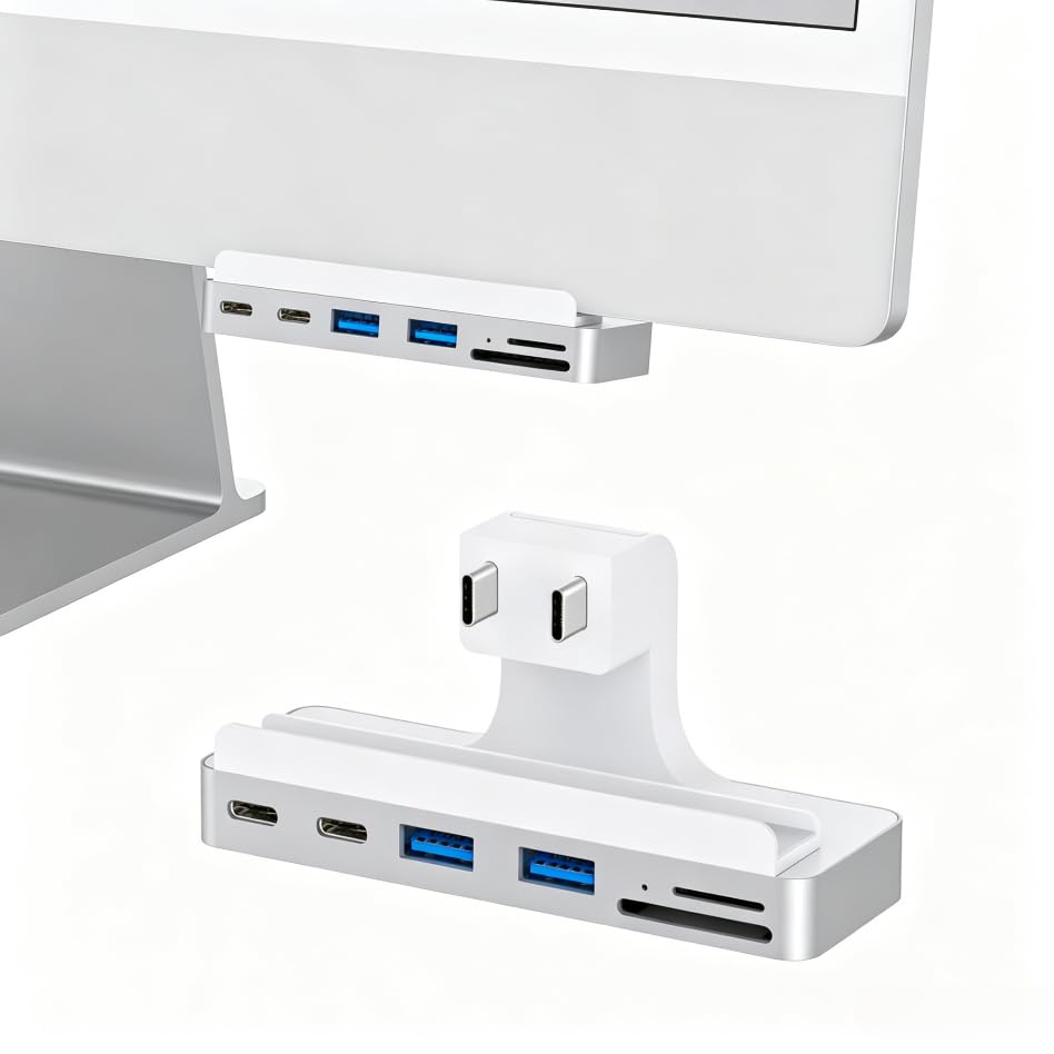 Amazon | iMac 24インチ(M1/M3/M4)用USB Cハブ iMac USBアダプター