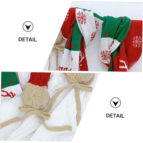 Bufanda navideña y orejeras de invierno como regalo infantil de reyes y fiestas 6