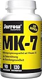 MK-7 Vitamin K2 90 µg, all-trans, 120 Weichkapseln in Olivenöl, optimal bioverfügbar, Jarrow Deutschland