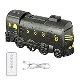 Difusores para el Hogar,7 Luces de Colores Tren de Aromas Decorativos - Humidificador de Mesa con Control Remoto | para Sala de Estar Lugar de Trabajo Estudio de Yoga Meditación SPA Hotel