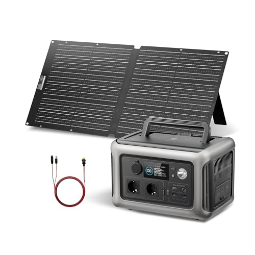 ALLPOWERS Solargenerator R600, 299WH LiFePO4 Batterie, 2x 600W (1200W Spitze) AC Ausgang...