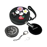 megacom DuoMon3 PRO Unique Auto-Reconnection Hourly, dual accounts Pocket Auto Catcher, IPX7 waterproof, Type-C & wireless charging pad, with APP-adjustable lights, vibration, and sound.(Black)
