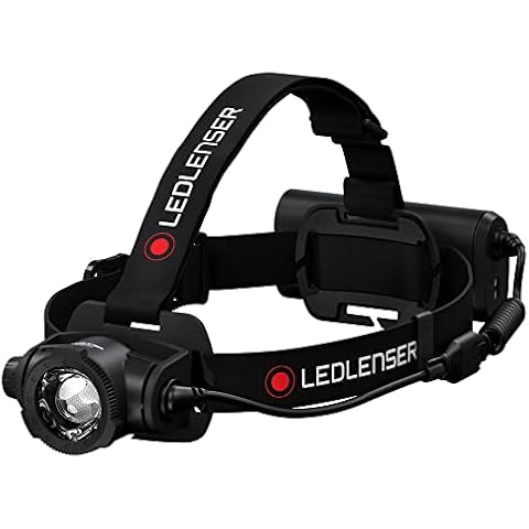 Ledlenser, H15R Core Rechargeable Headlamp, High Power LED, 2500 Lumens, Hands-Free Light for Home, Waterproof, Outdoor, Work, and Emergency Use, Black Cover