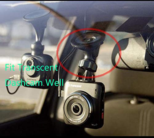 Dash Cam Suction Mount for Transcend/YI/Nextbase HD DVR 202 402G 512G Driving Recorder, Easy to Install and Use, Strong Suction Power Removeable