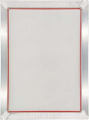 Worown Marco de aluminio de la impresión de la pantalla de seda de 8 x 10 pulgadas con la malla blanca 110 para la impresión de la pantalla disponible en Yaxa Peru
