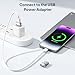 Elebase for New iPhone 17 17e Pro Max Car Charger,USB to USB C Adapter 4 Pack,Type C Female to A Male Converter for Apple Air 16 15 14 Plus,Apple Watch 11 10 9,Airpods 4 3,iPad 8 Mini 6 7,Samsung S26