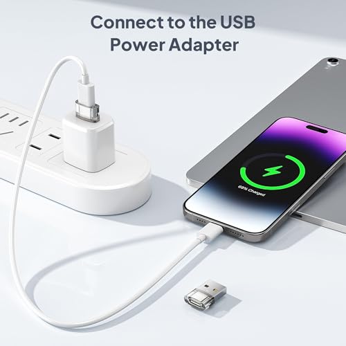 Image of Elebase for New iPhone 17 17e Pro Max Car Charger,USB to USB C Adapter 4 Pack,Type C Female to A Male Converter for Apple Air 16 15 14 Plus,Apple Watch 11 10 9,Airpods 4 3,iPad 8 Mini 6 7,Samsung S26