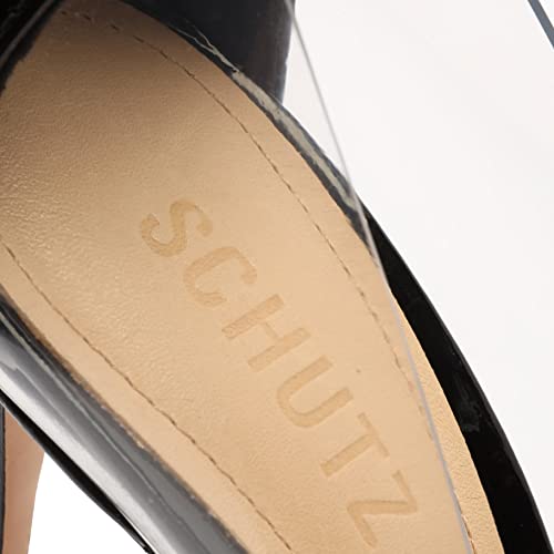Schutz Women’s Cendi Pointed-Toe Leather Dress Pump Black #TOP6