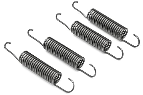 4 Ressorts tambour lave-linge Miele - Acier de traction 165 mm remplace 4473970
