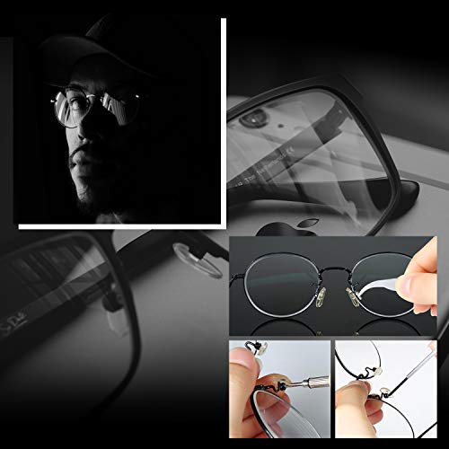 Eyeglass Repair Kit，Hiketolight Sunglasses Repair Kit with 1100pcs Eyeglass Screws, Precision Screwdriver Set and Tweezers for Eyeglasses, Sunglasses,Watch Clock Spectacle Repair