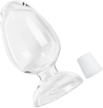 Amazon.co.jp: MUCKLILY 4個 ガラス瓶 保存ガラスびん 逆さまサンプル