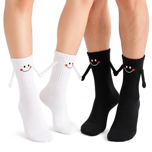 SURGETIDE 2 Pairs Magnetic Couple Socks – Fun...