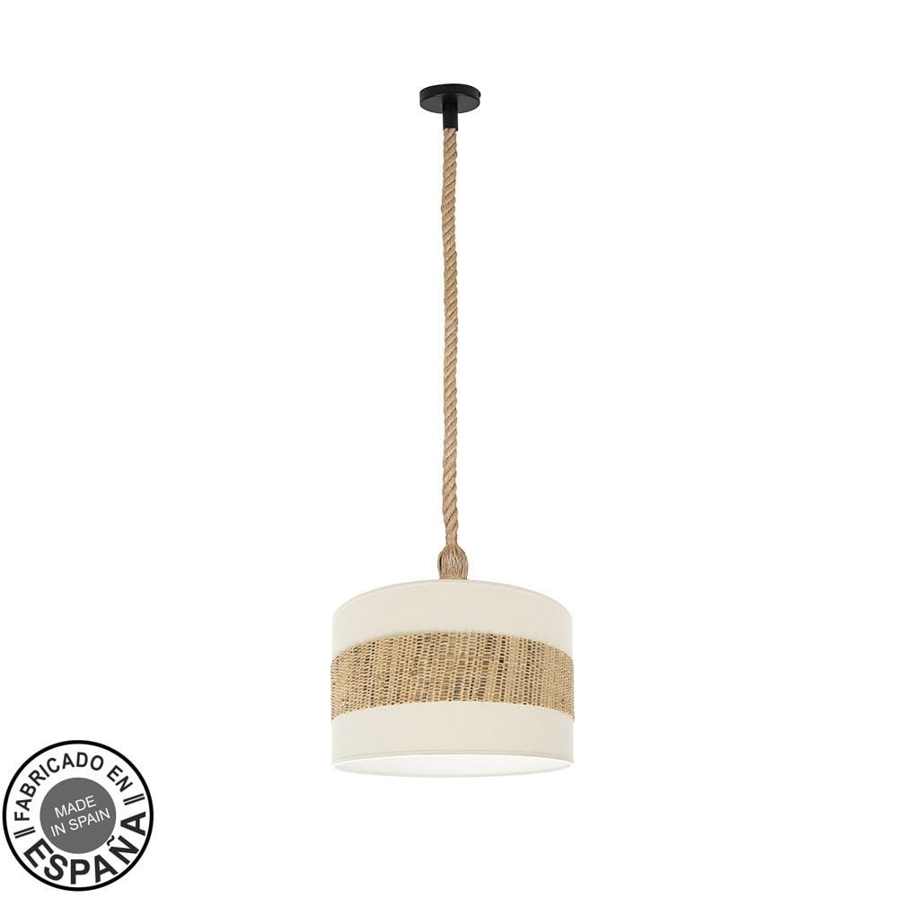 Ciondolo moda 1xe27 bianco/grigio a onda regx30x30cm