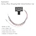 MECCANIXITY JL-102A 120-Volt Outdoor Hard-Wired Post Eye Light Control, Thermal Photocontrol for Channel and Porch Lighting Use, Black