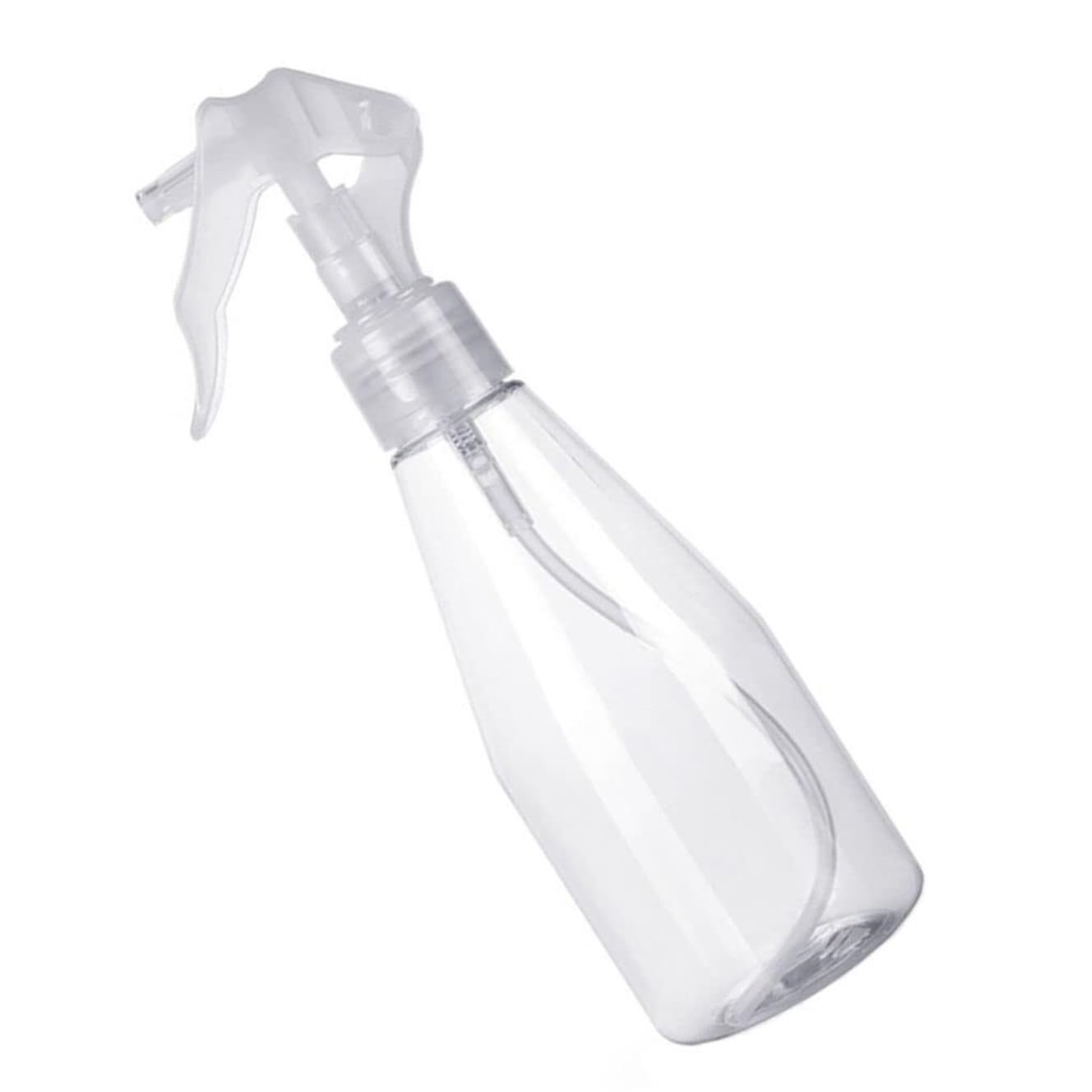 Plastikowa butelka z rozpylaczem | Przezroczysta 19 cm do stylizacji włosów i ogrodnictwa: butelka ze sprayem
