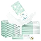 Erfrischungstücher 50 Stück, Feuchte Waschlappen Einzeln Verpackt, Feuchttücher Einzeln Verpackt, Feuchtes Toilettenpapier, Hygienische Reinigungstücher, Kamille, Aloe, Geeignet für Empfindliche Haut